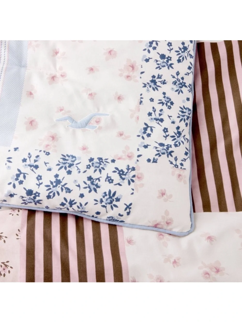 Hollister x Target Full/Queen Percale Patchwork Comforter Set